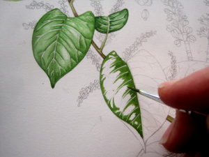 Leafpainting